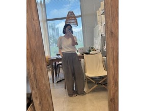 반팔가오리브이넥t .adult