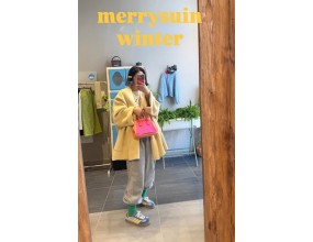 버터레몬 울100핸드메이드코트 [2color]