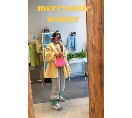 버터레몬 울100핸드메이드코트 [2color]