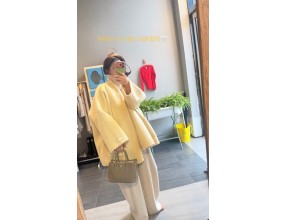 버터레몬 울100핸드메이드코트 [2color]