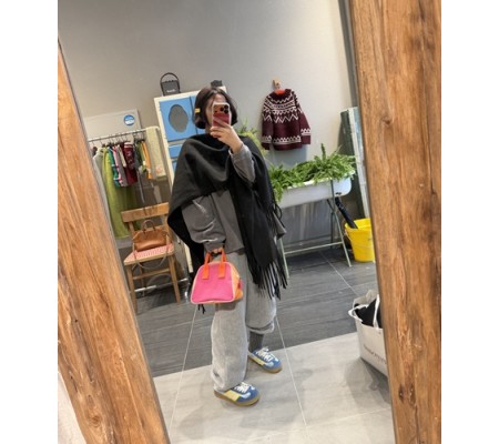 캐시머플러숄케이프