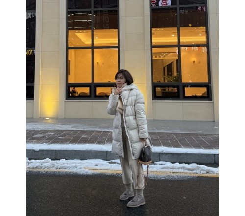 메이드덕다운후드패딩