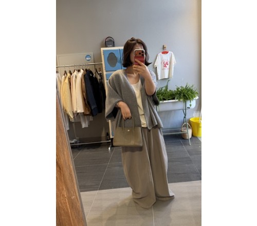 로우케이프니트가디건