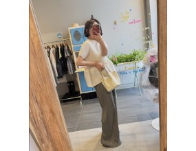 롱 맞주름와이드플리츠
