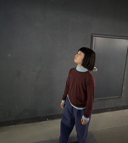 배색반폴라t